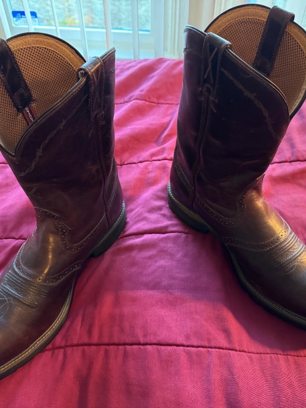 Twisted X round, steel toe work boots #MSC0004